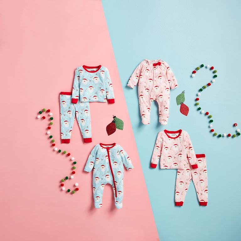 Santa "glow" Pajama Set