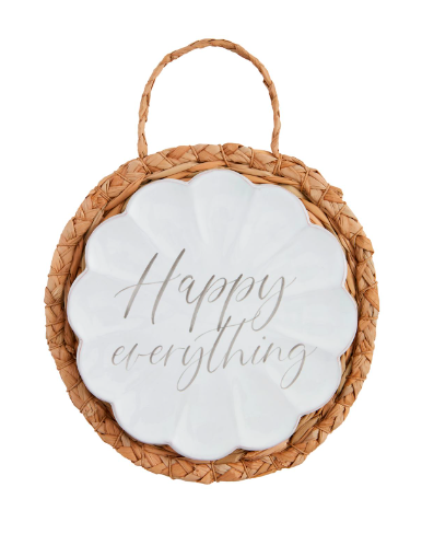 Happy Everything Dish & Trivet Set