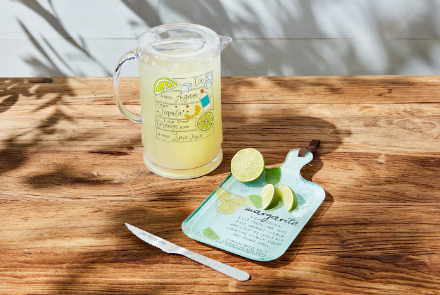 Acrylic Margarita Recipe Pitcher